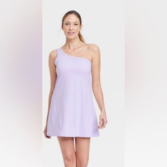 All In Motion Women's Asymmetrical Dress Lilac Purple NWT Size Large - Picture 1 of 13